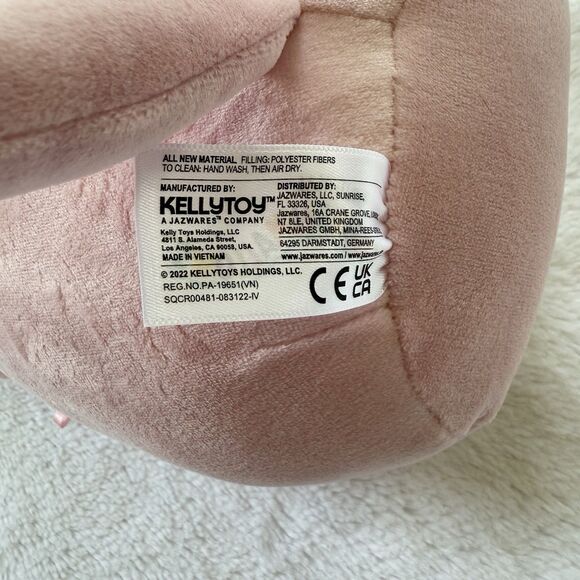 Squishmallows TABITHA the Pink TABBY CAT 7.5" Plush Kitten KELLYTOY Soft Stuffed - Picture 7 of 7